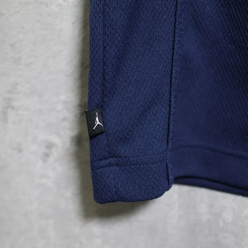 Vintage Jordan Jersey Mens Medium Navy Blue Jumpman Athletic Basketball Y2K